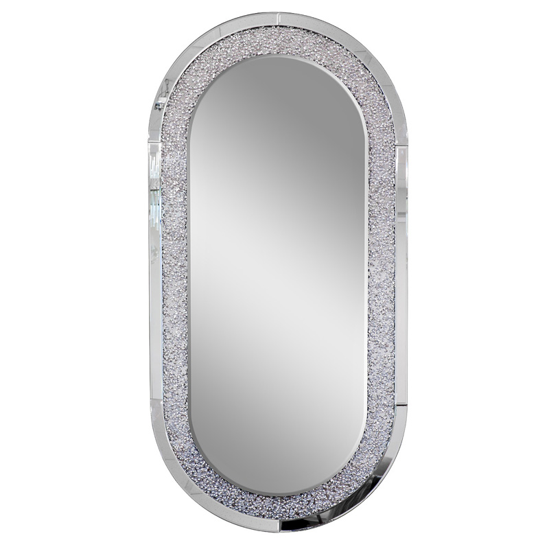 Зеркало Odila Crystals Oval Mirror  в Самаре | Loft Concept 