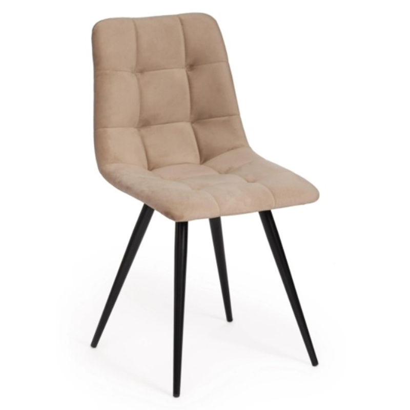 Стул Nancy Beige Chair Бежевый Черный в Самаре | Loft Concept 