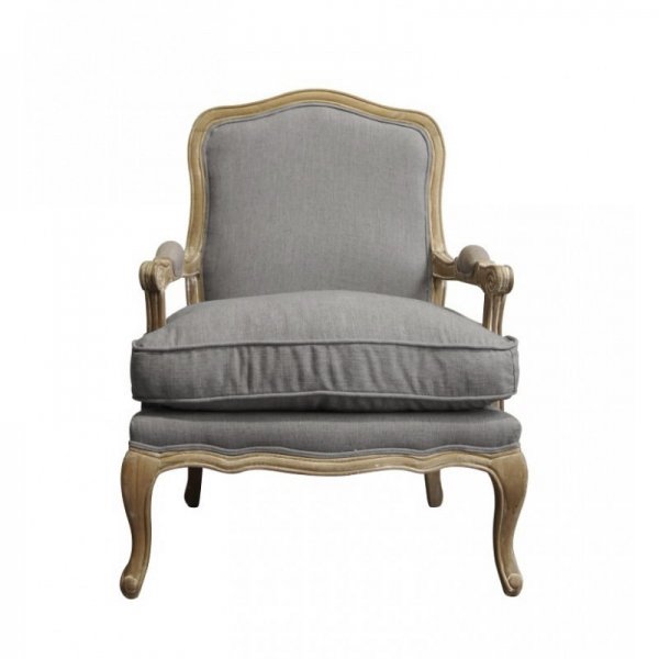 Кресло French Provence ArmChair Shebbi Grey  в Самаре | Loft Concept 