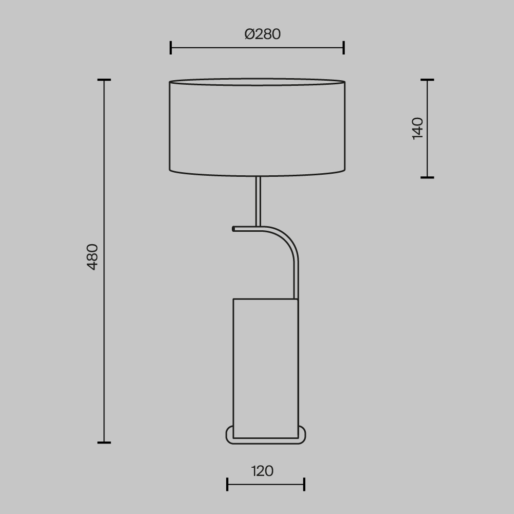 Настольный светильник Glamping Е14x2 в Самаре