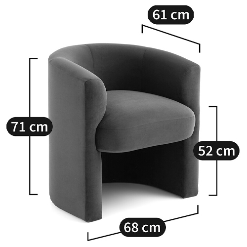 Кресло полукруглое Fiorello Armchair в Самаре