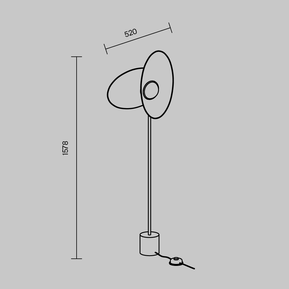 Напольный светильник Evolution 3000К 12Вт в Самаре