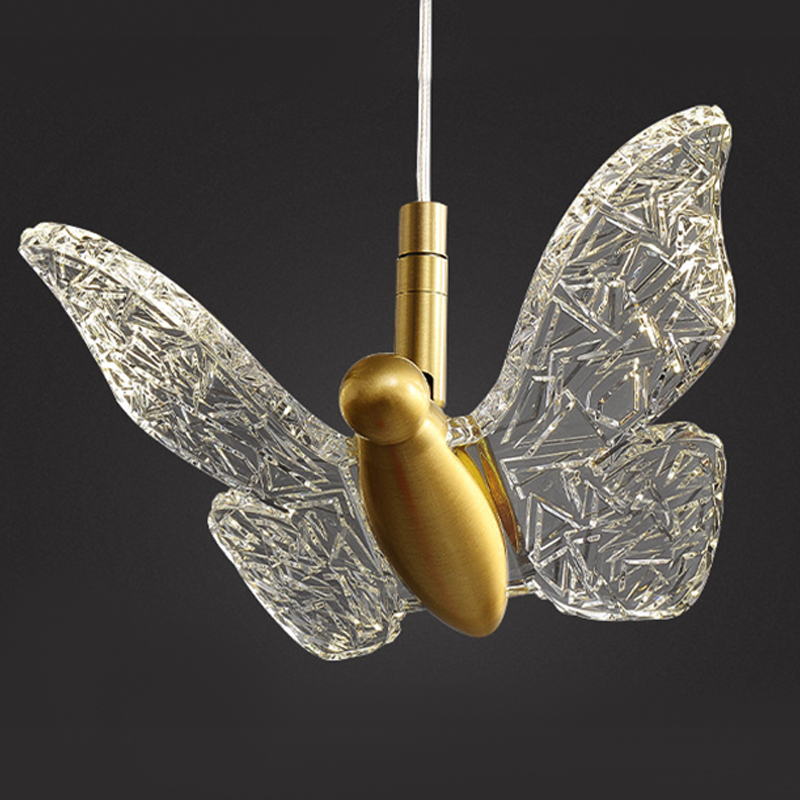 Butterfly Pendant Lamp H Прозрачный Латунь в Самаре | Loft Concept 