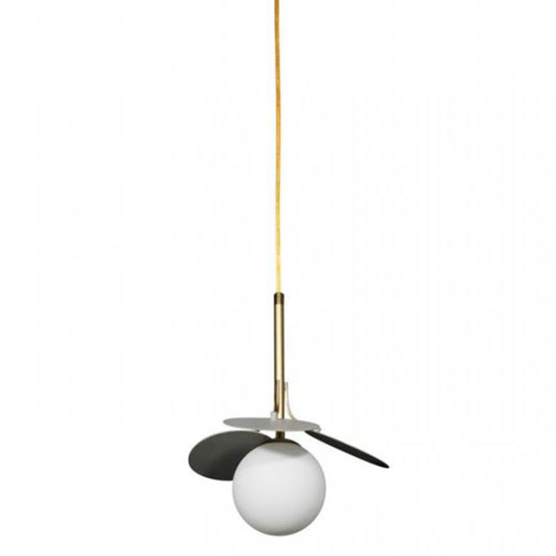 Подвесной светильник MATISSE Pendant One Grey Серый Золотой Белый в Самаре | Loft Concept 