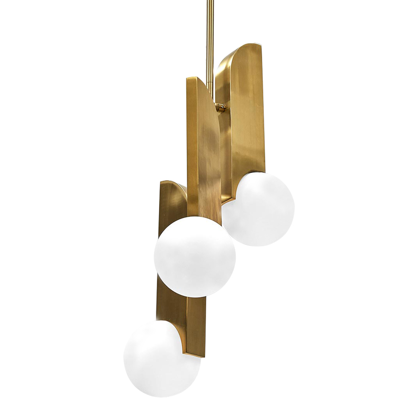 Подвесной светильник Harvir Hanging Lamp Золотой Белый в Самаре | Loft Concept 