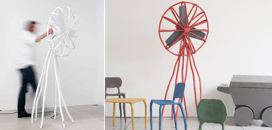 Торшер Clay Fan Medium Maarten Baas Торшер Clay Fan Medium Maarten Baas - Loft-Concept в Самаре
