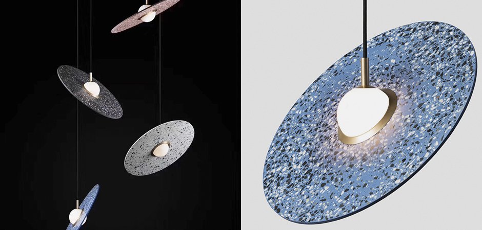 Подвесной светильник Stone Disc Haning Pendant Подвесной светильник Stone Disc Haning Pendant - Loft-Concept в Самаре