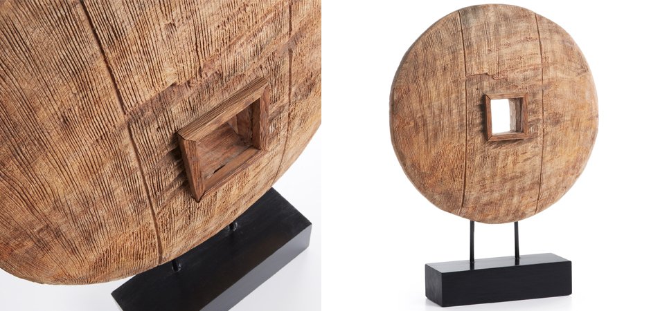 Колесо на подставке Wooden Wheel Колесо на подставке Wooden Wheel - Loft-Concept в Самаре