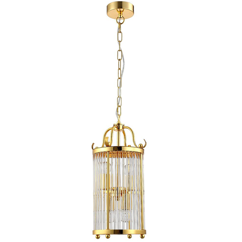 Подвесной светильник Gorden Gold Hanging Lamp Золотой Прозрачное Стекло в Самаре | Loft Concept 