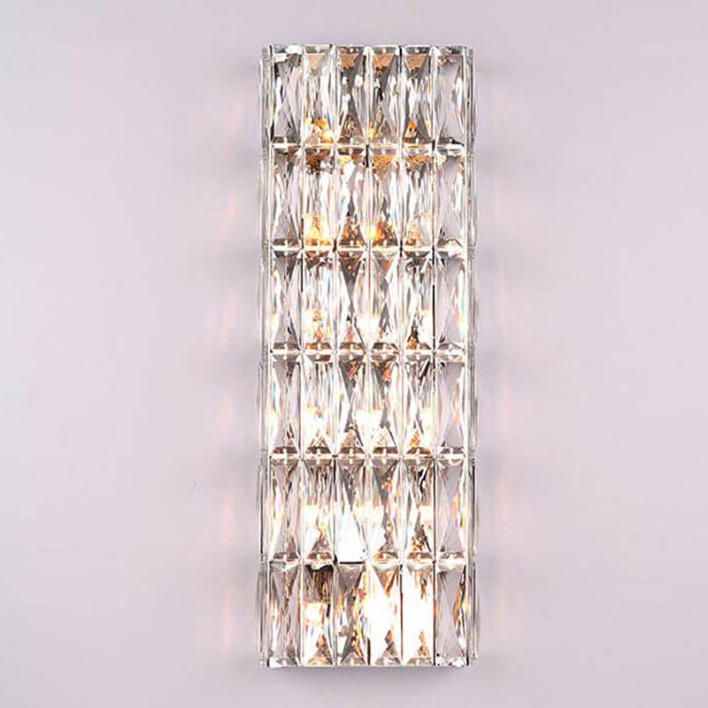 Бра Crystal Regena Chrome Wall Lamp 12 Хром Прозрачный (Transparent) в Самаре | Loft Concept 