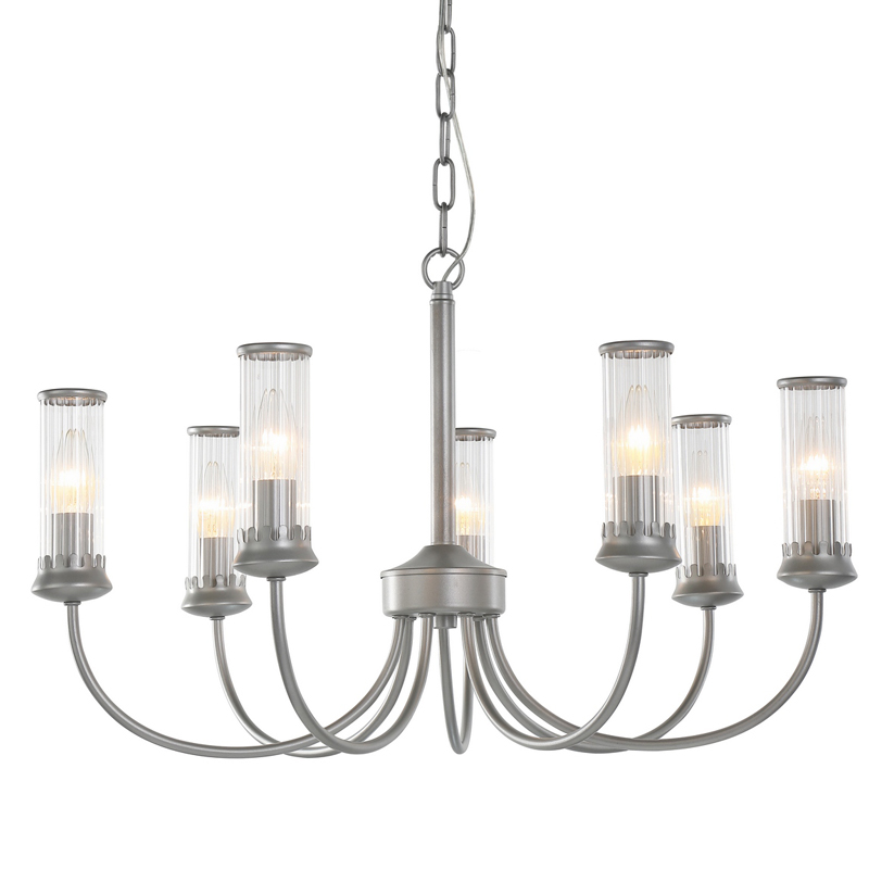 Люстра Morgane Chandelier silver 66 Серебряный Прозрачный в Самаре | Loft Concept 