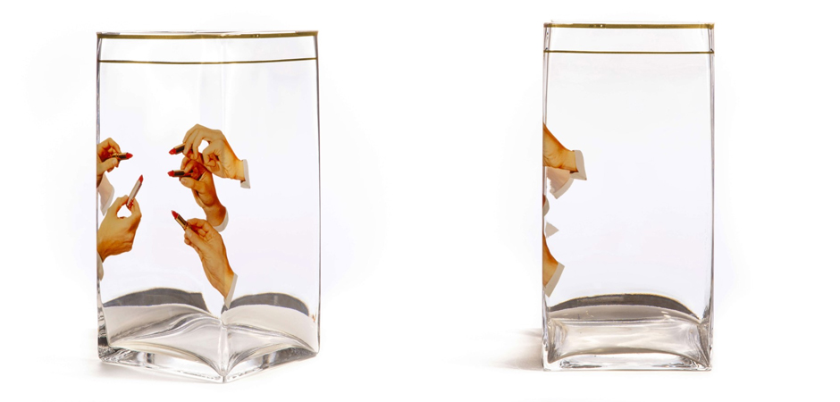 Ваза Glass vase big Lipstick Ваза Glass vase big Lipstick - Loft-Concept в Самаре
