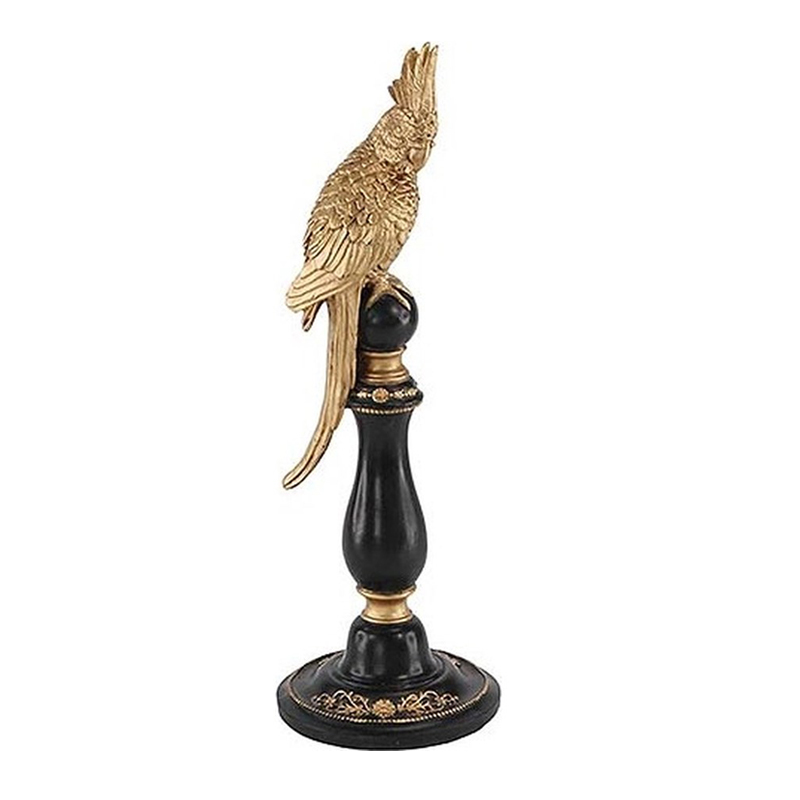 Статуэтка Gold Parrot Figurine Золотой Черный в Самаре | Loft Concept 