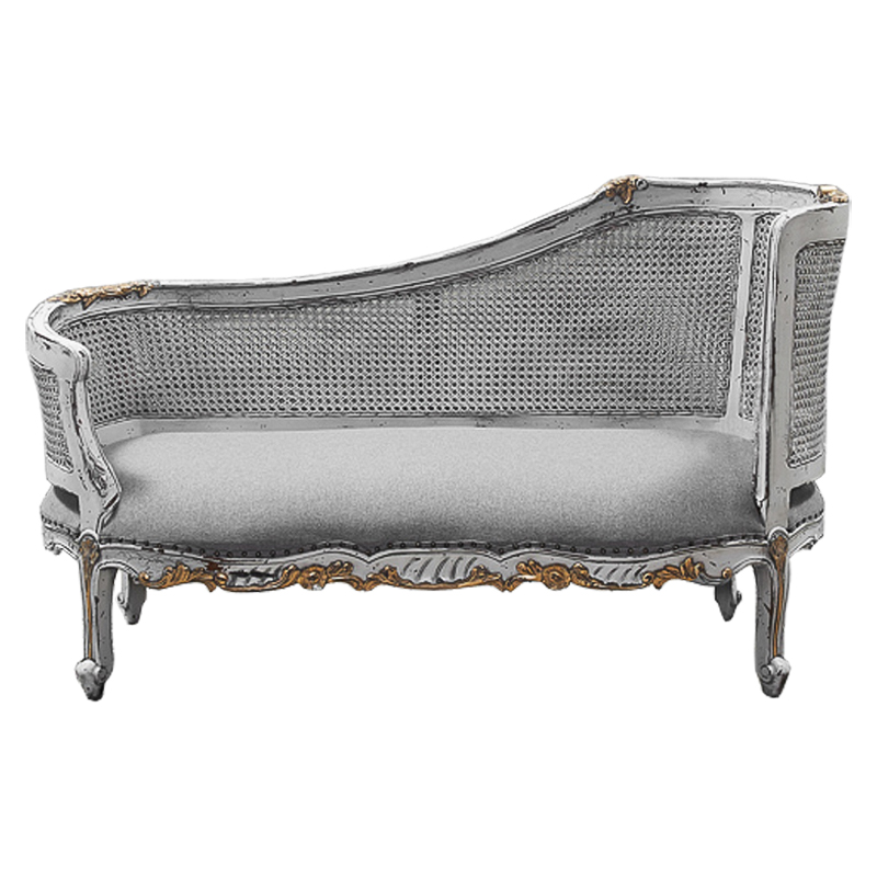 Кушетка Maria Antoinette Side Sofa Gray Серый в Самаре | Loft Concept 