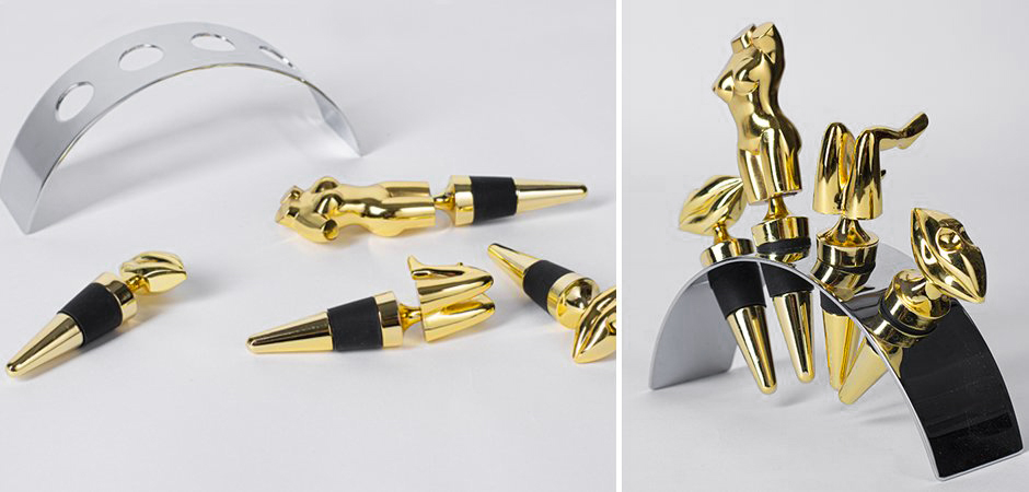 Набор пробок для бутылок ACOLYTE WINE STOPPER - Loft-Concept в Самаре