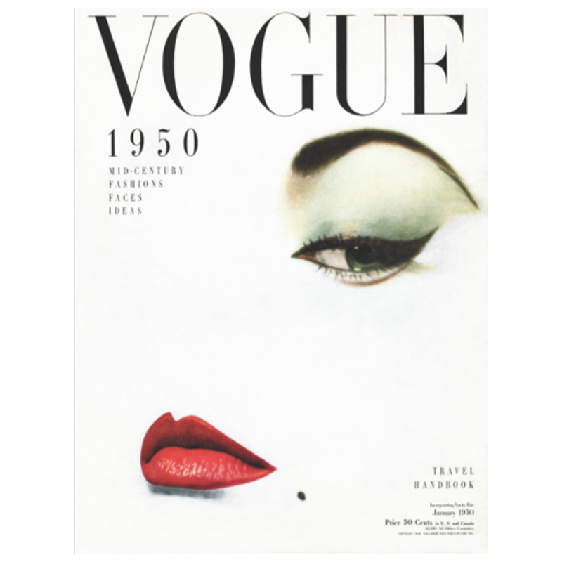 Постер Vogue Cover 1950 January  в Самаре | Loft Concept 