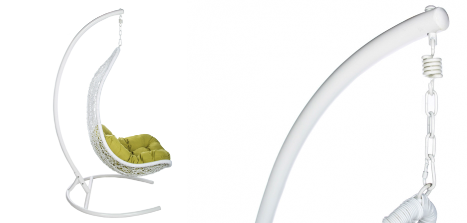 Подвесное уличное кресло Egg Half salat Подвесное уличное кресло Egg Half salat - Loft-Concept в Самаре