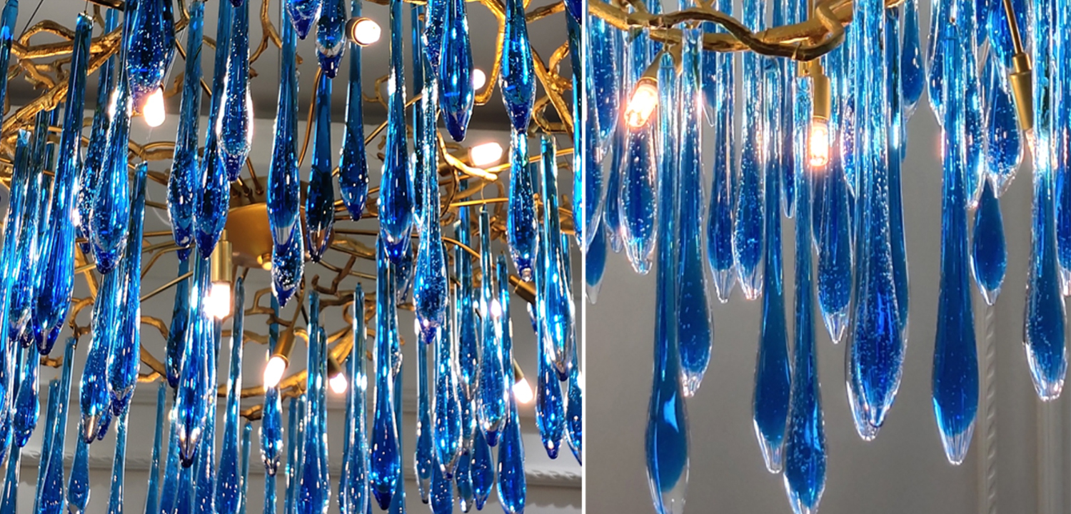 Люстра Blue Fountain Chandelier  - фото