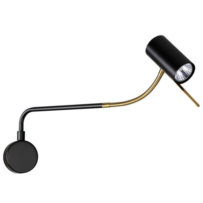 Гибкое бра Trumpet Wall Lamp Брозна Бронза Черный в Самаре | Loft Concept 