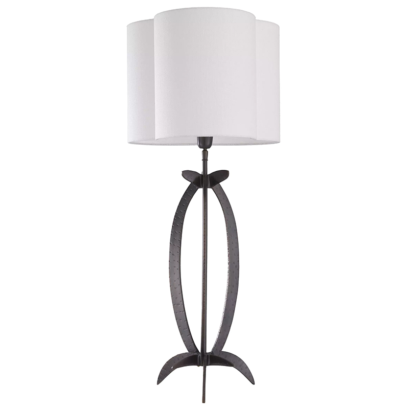 Настольная лампа Eichholtz Table Lamp Luciano Черный Белый в Самаре | Loft Concept 