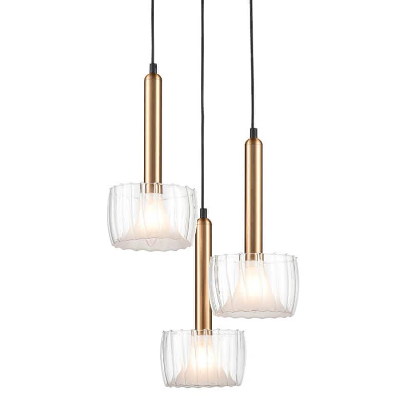 Люстра Willa Chandelier Черный Прозрачный в Самаре | Loft Concept 