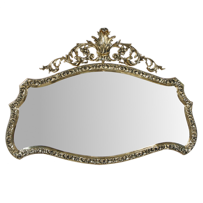 Зеркало настенное в бронзовой раме Royal Gold Mirrors  Золотой в Самаре | Loft Concept 