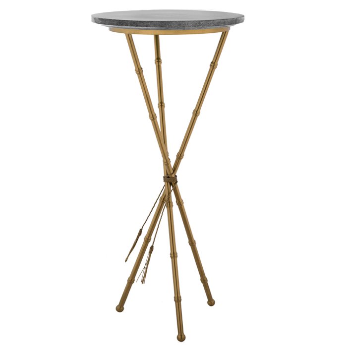 Green Stingray Skin Side Tables Gray Серый Золотой в Самаре | Loft Concept 