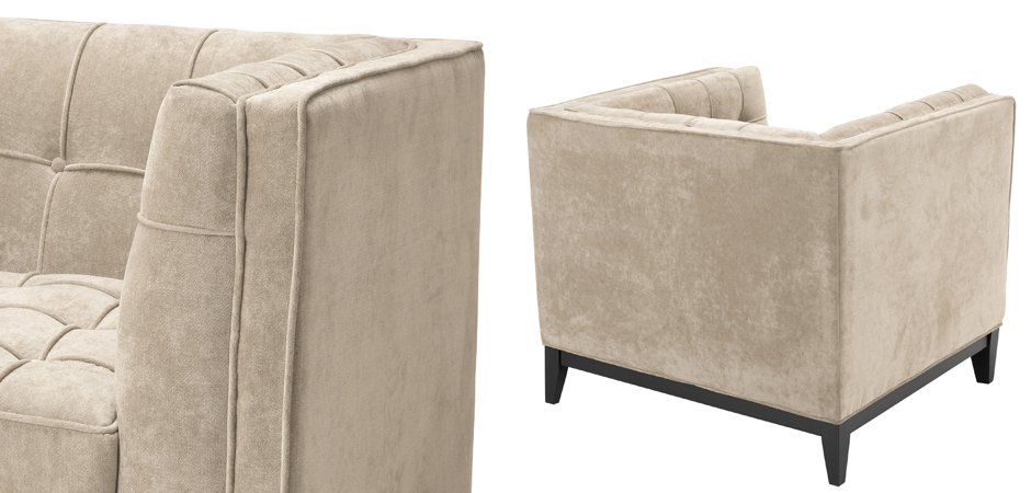 Кресло Eichholtz Chair Aldgate Greige Кресло Eichholtz Chair Aldgate Greige - Loft-Concept в Самаре
