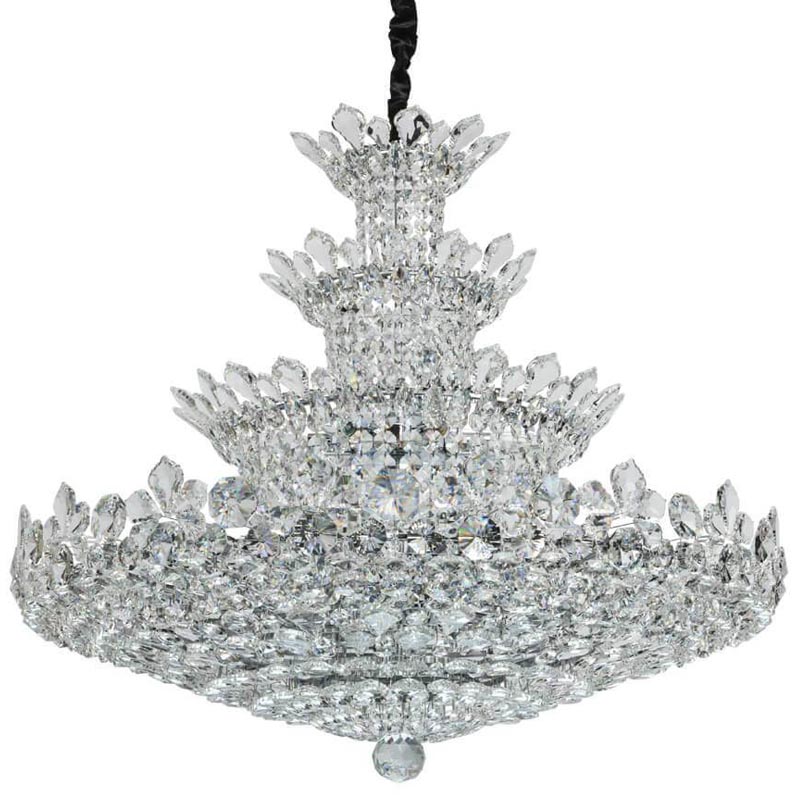 Люстра Griselda Crystal Chandelier 100 Хром Прозрачный в Самаре | Loft Concept 