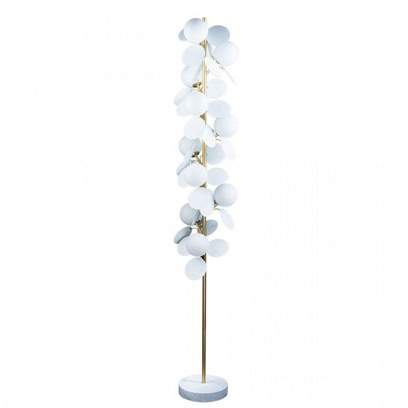 Торшер MATISSE Floor Lamp White Золотой Белый в Самаре | Loft Concept 