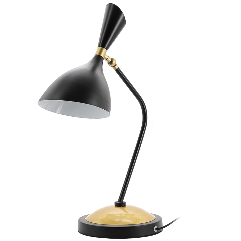 Настольная лампа Duke Table Lamp Черный Золотой в Самаре | Loft Concept 