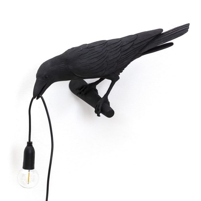 Бра Seletti Bird Lamp Black Looking Черный в Самаре | Loft Concept 