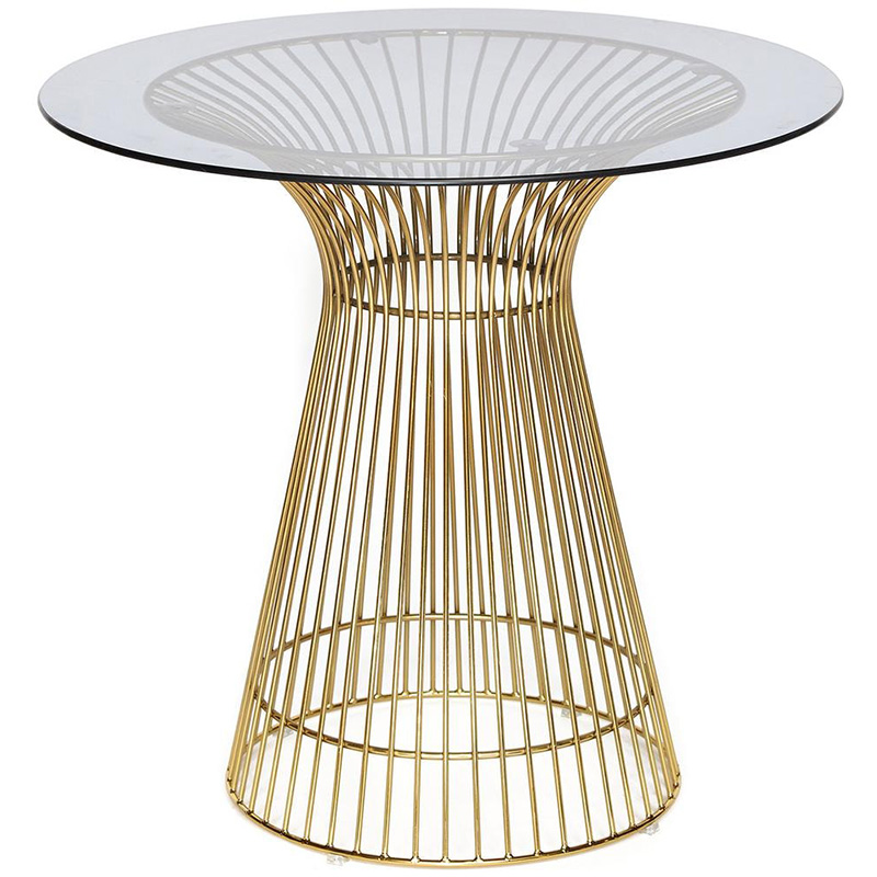 Обеденный стол Platner table gold Золотой Прозрачный в Самаре | Loft Concept 