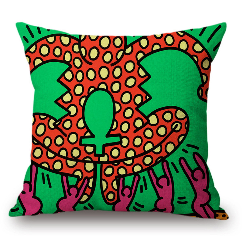 Подушка Keith Haring 17 Мульти в Самаре | Loft Concept 