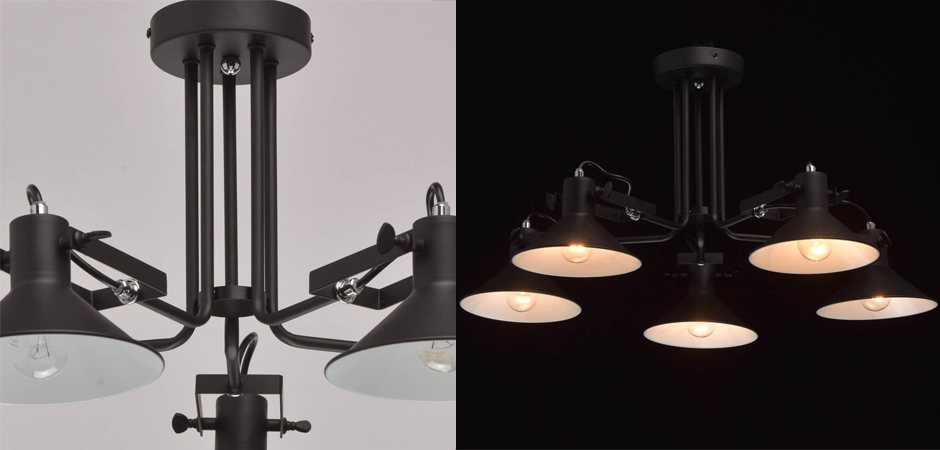 Потолочный светильник Rotating Light Black Потолочный светильник Rotating Light Black - Loft-Concept в Самаре
