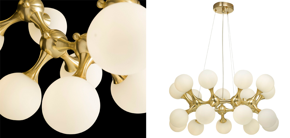 Люстра MOONDROP Chandelier Gold 18 Люстра MOONDROP Chandelier Gold 18 - Loft-Concept в Самаре