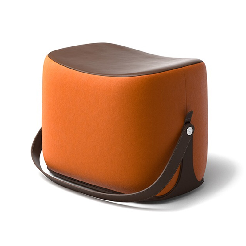 Пуф Langtry Pouf Orange Коричневый Оранжевый в Самаре | Loft Concept 