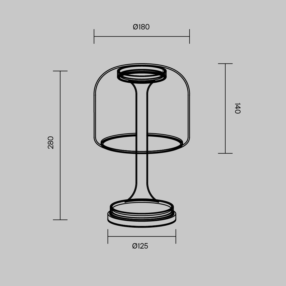 Настольный светильник Spirito 3000К 13Вт в Самаре