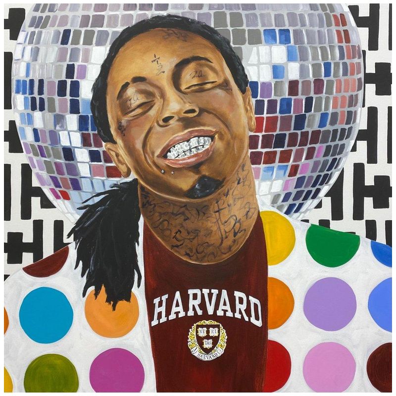 Картина Harvard Disco Weezy Мульти в Самаре | Loft Concept 