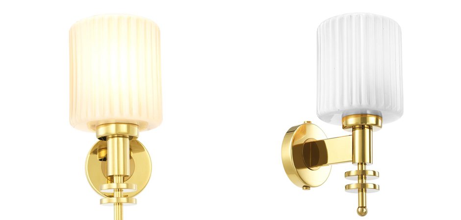 Бра Eichholtz Wall Lamp Ponza Gold Бра Eichholtz Wall Lamp Ponza Gold - Loft-Concept в Самаре