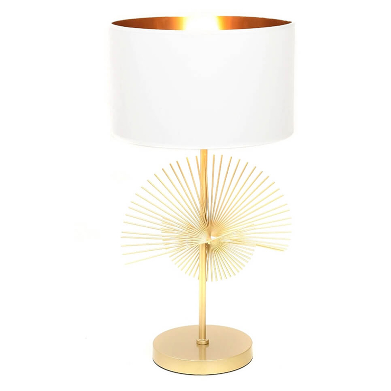 Настольная лампа Genoveva Table lamp white Белый Золотой Настольная лампа Genoveva Table lamp white Белый Золотой в Самаре | Loft Concept