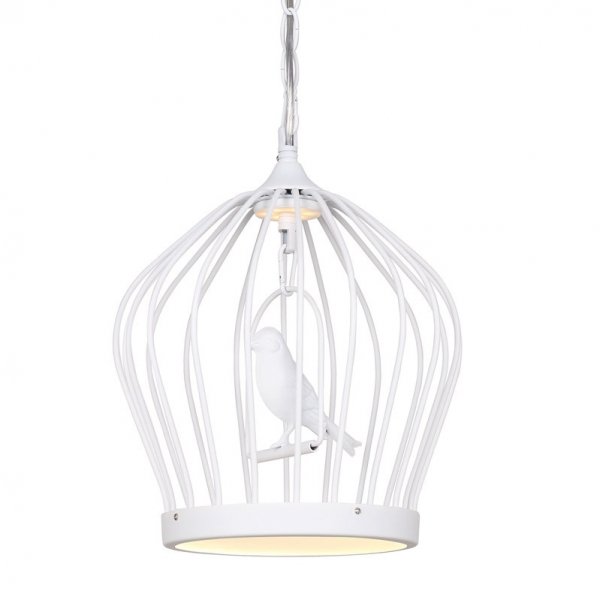 Люстра Birdcage Chandelier White Белый в Самаре | Loft Concept 