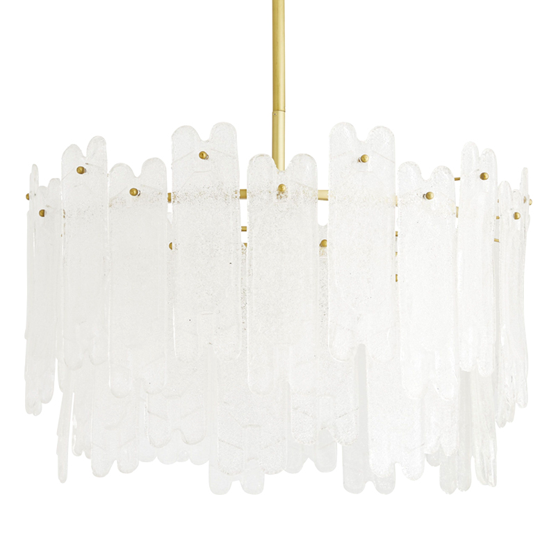 Люстра Arteriors MUGLER CHANDELIER Золотой Белый в Самаре | Loft Concept 