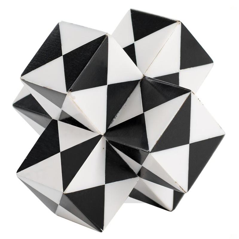 Статуэтка Geometric Figure black and white Черный Белый в Самаре | Loft Concept 