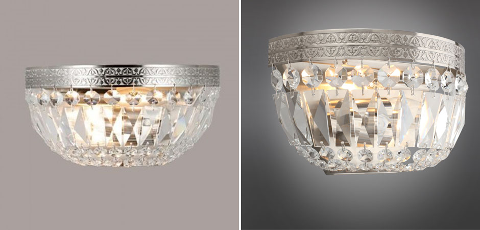 Бра Ancient Ocean Nickel Бра Ancient Ocean Nickel - Loft-Concept в Самаре