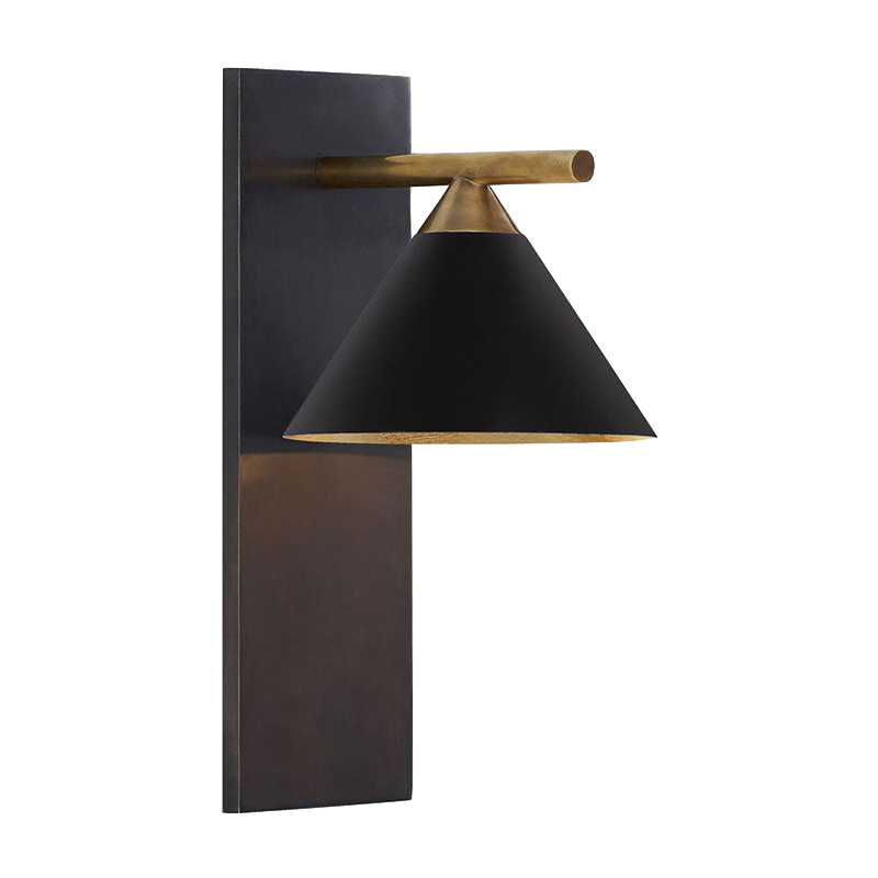 Бра CLEO SCONCE wall lamp Black Латунь Черный в Самаре | Loft Concept 