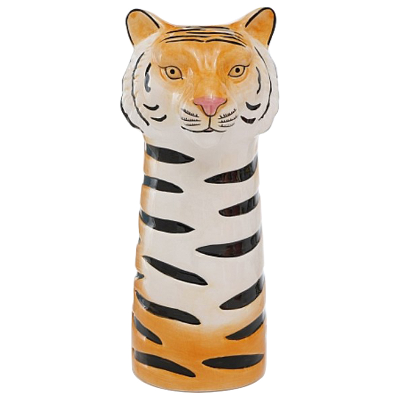 Ваза Tiger Vase Оранжевый Белый Черный Розовый пастельный в Самаре | Loft Concept 