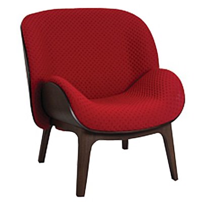 Кресло chair Fauteuil KALIN Design JM Gady Черный Красный в Самаре | Loft Concept 