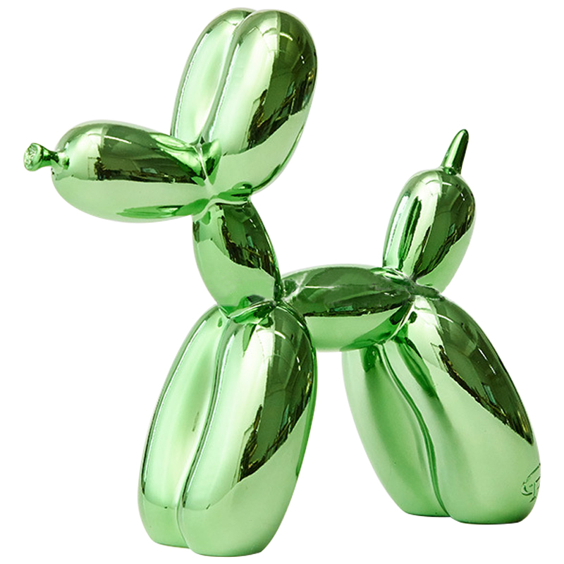 Статуэтка Jeff Koons Balloon Dog Chrome Green Зеленый в Самаре | Loft Concept 