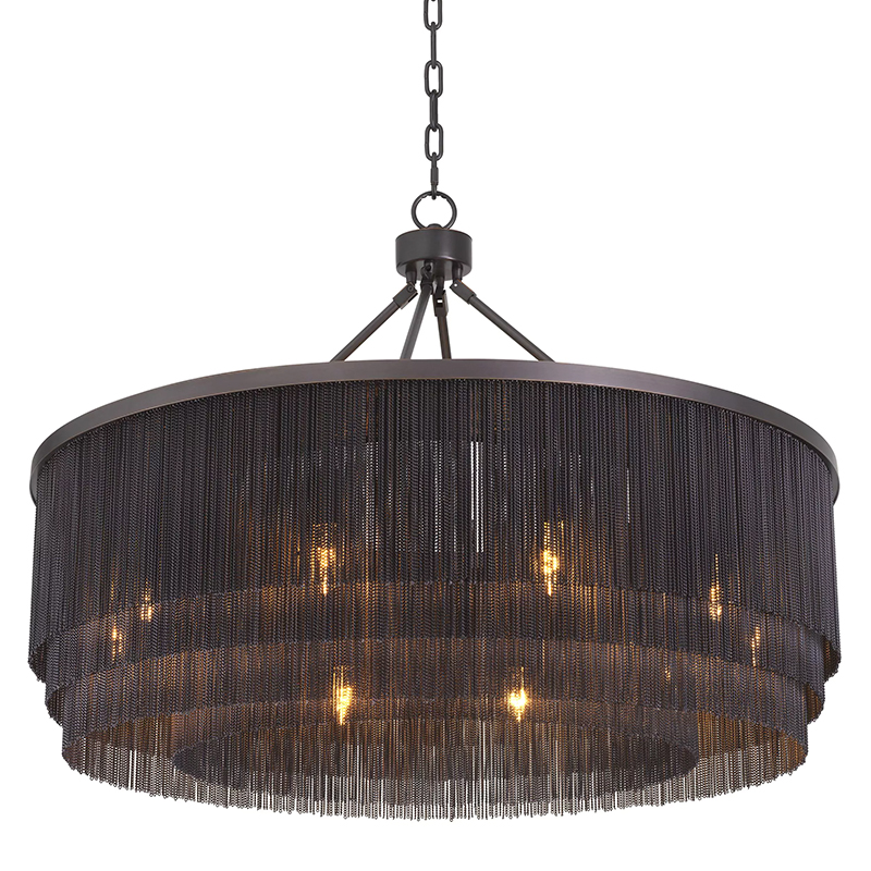 Люстра Eichholtz Chandelier Tissot L Темная бронза в Самаре | Loft Concept 